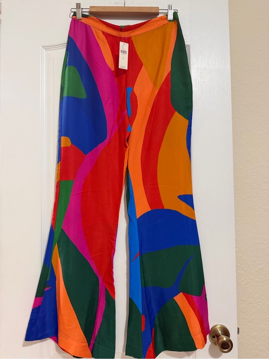 FARM Rio Pants - Vibrant Multicolor Wide-Leg Women's Pants